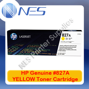 HP Genuine #827A YELLOW Toner Cartridge for Color LaserJet Enterprise M880z/M880z+/M880z+ NFC [CF302A] 32K